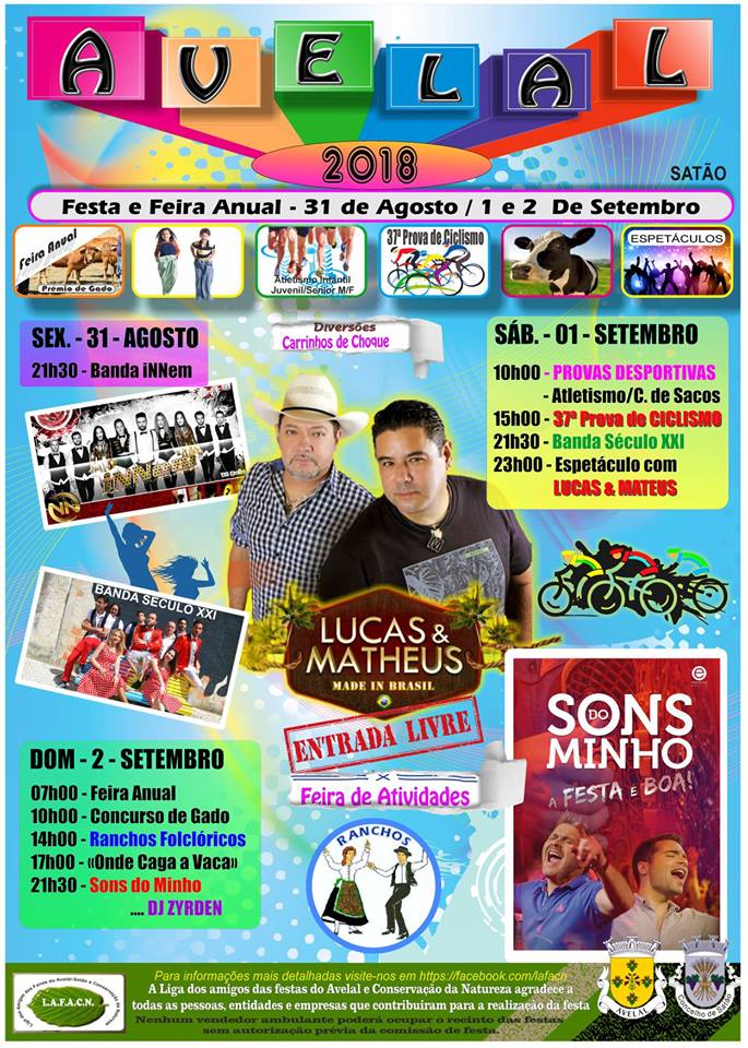 Festa e Feira Anual de Avelal 2018